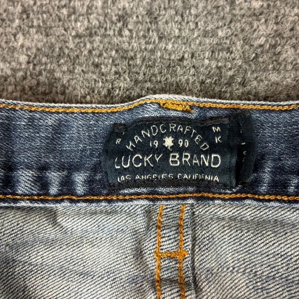 Lucky Brand 361 Vintage Straight Jeans Mens Size 34x32 Blue Candian Denim Fabric
